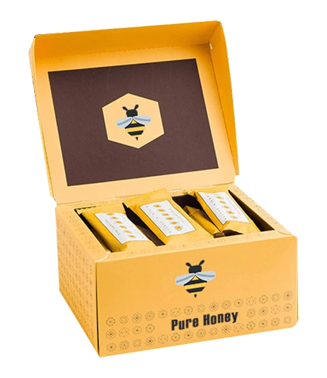 -Fully-customized-honey-sachet-boxes-with-brand-logo-