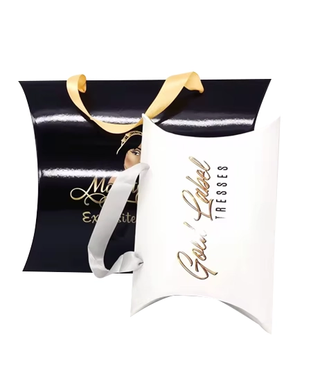 3-Luxury-pillow-shaped-paper-bag-with-foil-logo