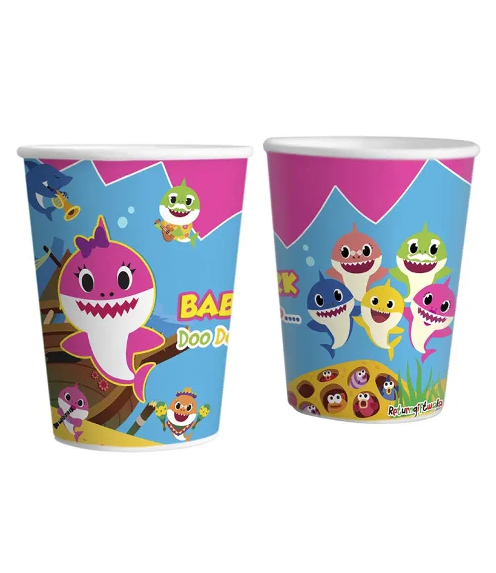 4-Personalized-birthday-party-paper-cups-with-cartoon-prints-
