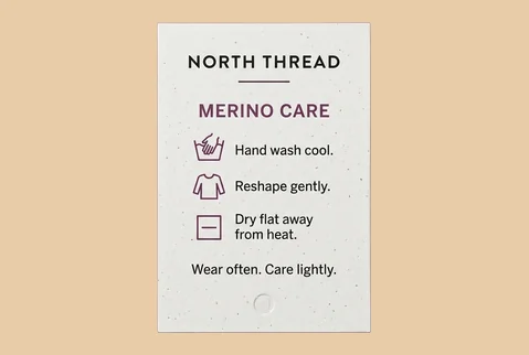 Care Instruction Card