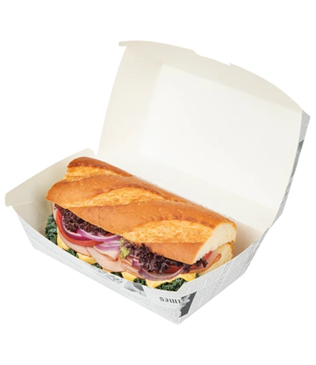 Clamshell-style-frozen-sandwich-packaging