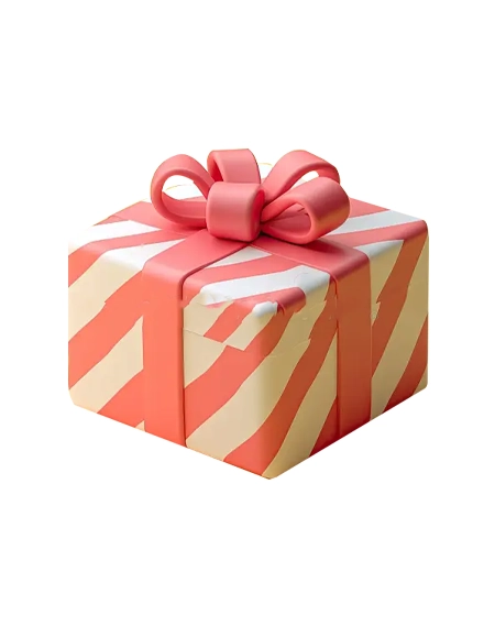 Colorful diagonal striped gift box 1790253211