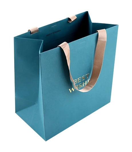 Corporate-branded-gift-paper-bag-with-embossed-logo