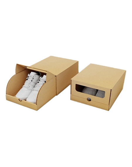 Corrugated-mailer-box-with-foam-insert-for-jogger-shoes