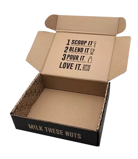 Corrugated-roll-end-tuck-top-food-delivery-box