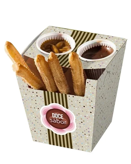 Custom-Printed-Churro-Box-with-Die-Cut-Ventilation