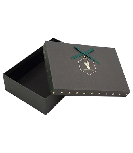 Custom-designed-luxury-towel-packaging-box-with-gold-foil-logo