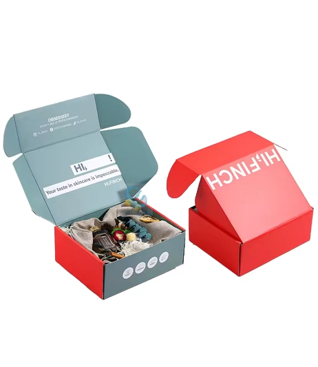 Custom-kraft-mailer-for-tech-gift-bundle-with-inner-print-custom-boxes