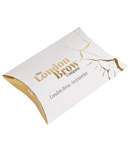 Custom-pillow-boxes-with-luxury-gold-foil-printing