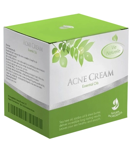 Custom-printed-acne-cream-packaging-box-design