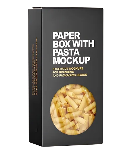 Custom-printed-macaroni-packaging-box-with-window-cut