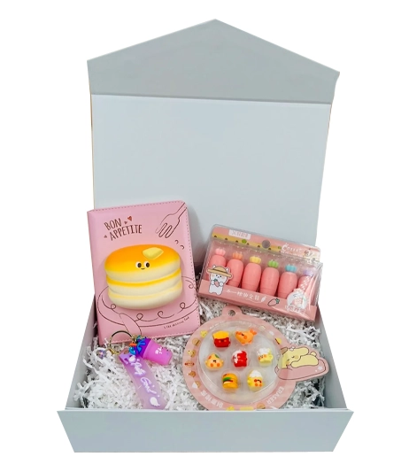 Custom-stationery-gift-box-with-highlighters-boxes
