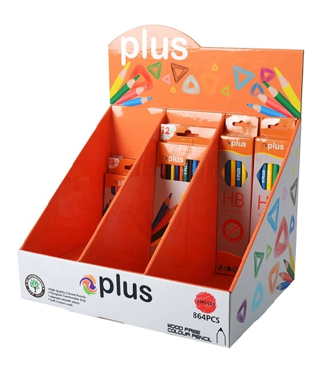 Die-cut-window-colored-pencil-display-packaging