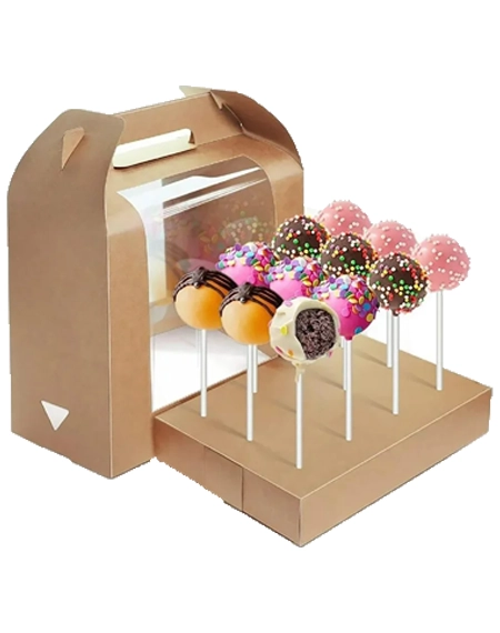 Eco-Friendly-Kraft-Cake-Ball-Packaging-with-Inserts