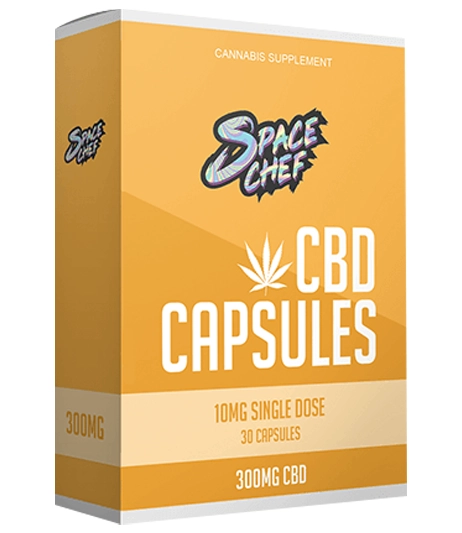 Eco-friendly-CBD-capsule-packaging-with-kraft-finish