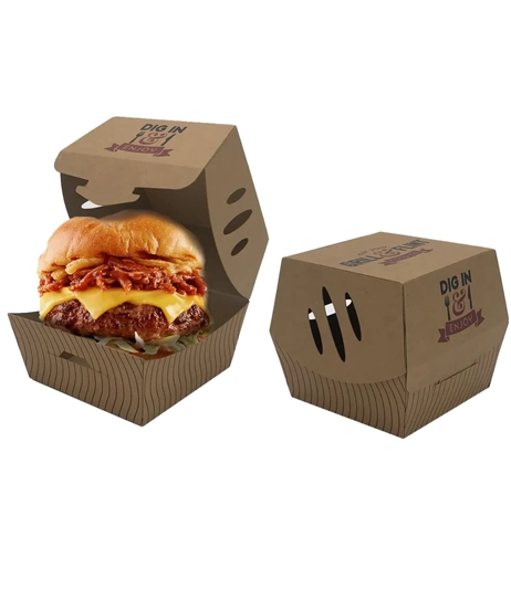 Eco-friendly-burger-packaging-in-kraft-paper-custom-boxes