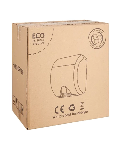 Eco-friendly-kraft-hand-dryer-box-with-branding
