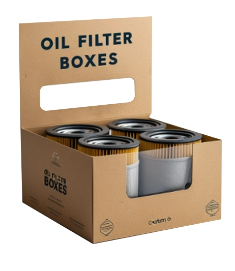 Eco-friendly-kraft-oil-filter-boxes