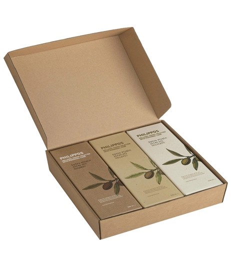 Eco-friendly-kraft-olive-oil-bottle-packaging