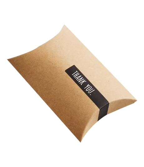 Eco-friendly-kraft-pillow-packaging-boxes-with-logo