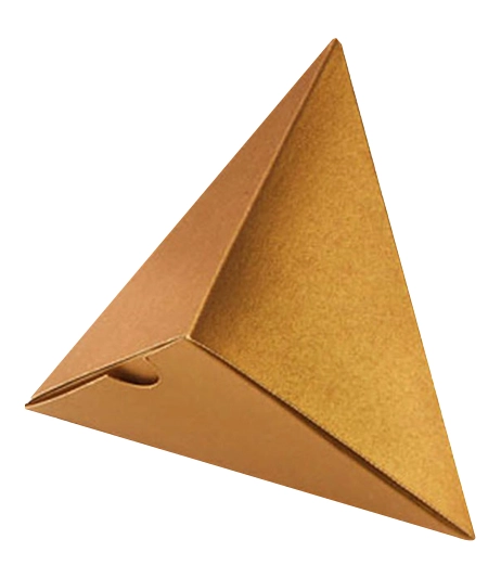 Eco-friendly-kraft-pyramid-packaging-boxes-with-logo