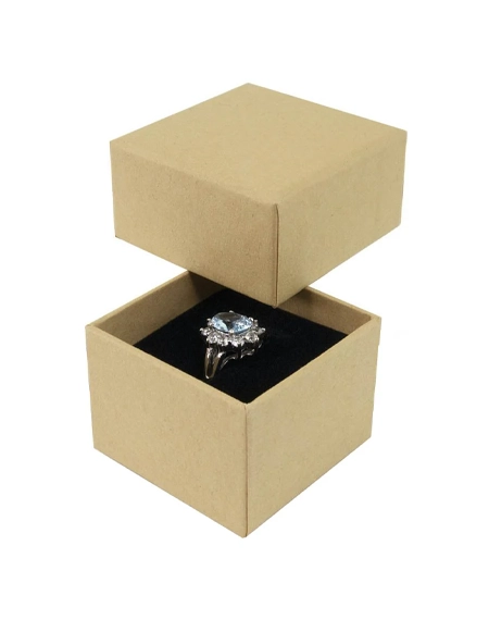 Eco-friendly-kraft-ring-box-with-printed-logo