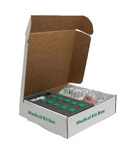 Flat-medical-kit-packaging-with-instructions-custom-boxes