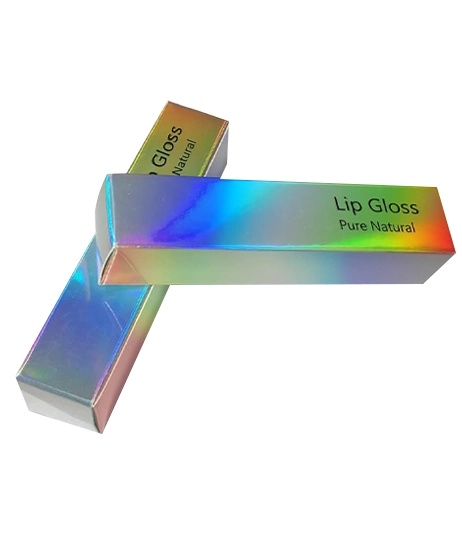 Holographic-cosmetic-packaging-for-lip-gloss