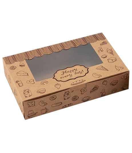 Kraft-packaging-box-cookie-with-die-cut-window