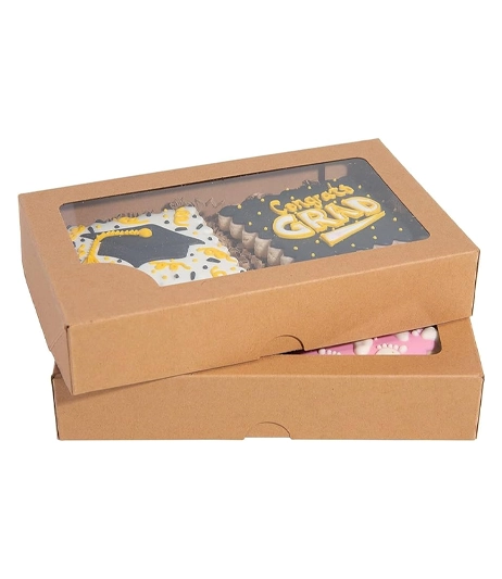 Kraft-sweet-box-with-window-and-branding