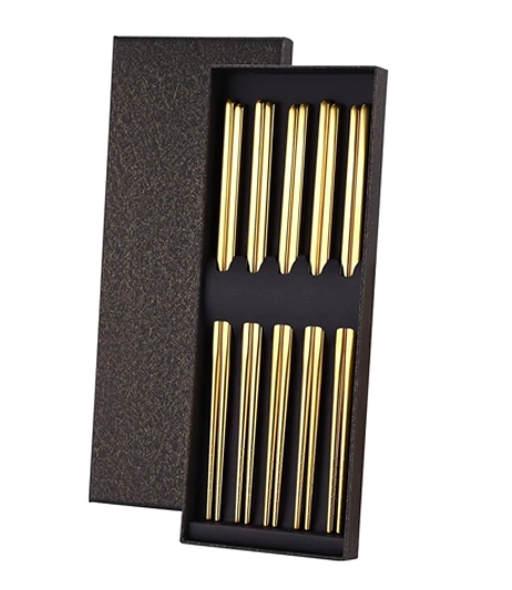 Luxury-chopstick-packaging-with-gold-foil-design