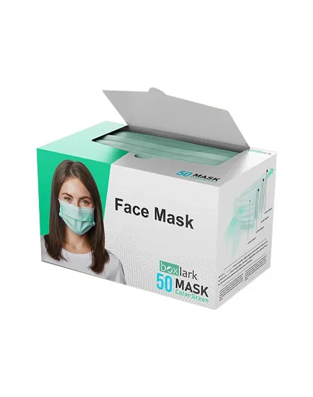 Retail-display-surgical-mask-packaging-with-custom-branding