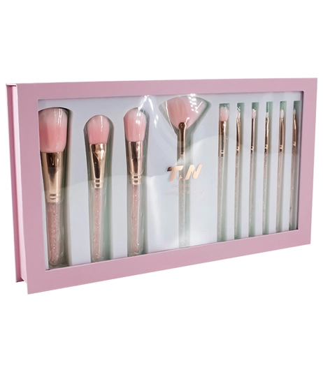 Retail-makeup-brush-box-with-window-display
