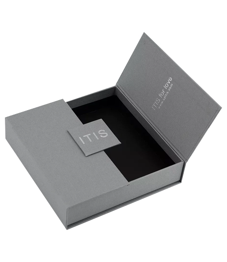 Sleek-gray-folding-carton-packaging-for-cosmetics