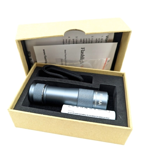 Tactical-flashlight-packaging-with-foam-insert