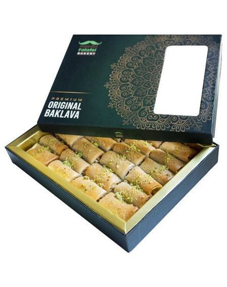 Two-Piece-Rigid-Baklava-Box-with-Tray-Inserts
