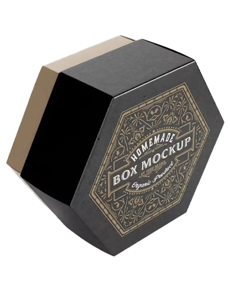 Two-piece-hexagon-box-with-matte-lamination