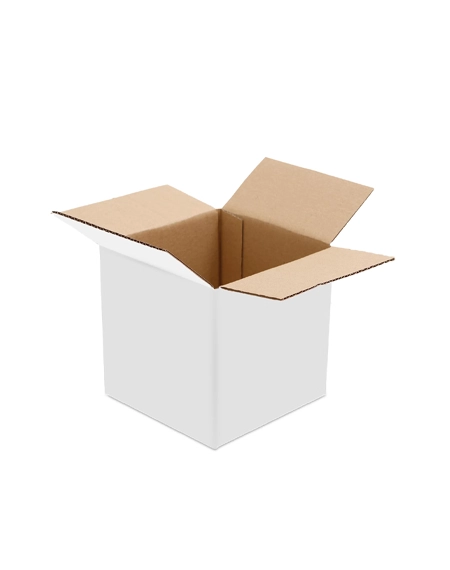White-corrugated-one-piece-shipping-box