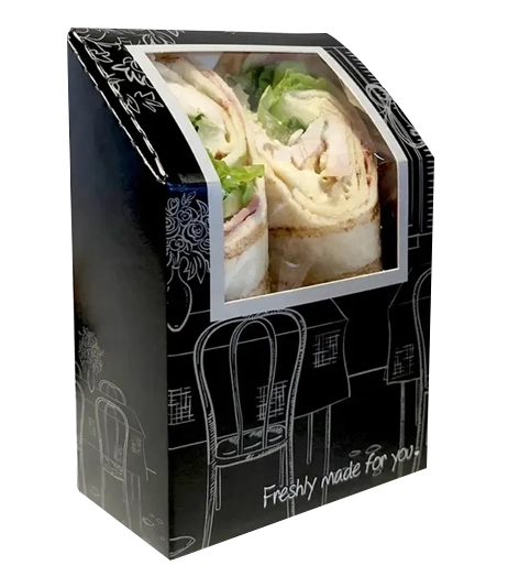 Windowed-tortilla-box-showcasing-flour-wraps-custom-boxes