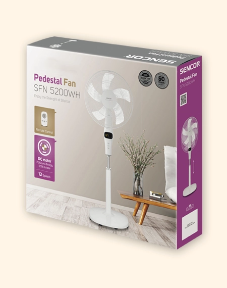 pedestal fan packaging