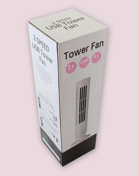 tower fan packaging