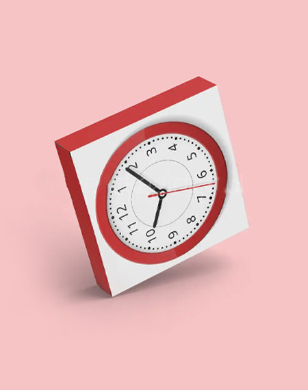 wall clock Boxes-alt